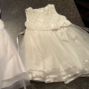 Rare Editions White Formal Baby Girl Dress